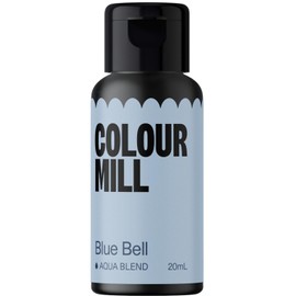 Colour Mill Aqua Blend Food Colouring Liquid Blue Bell - Edible Food Paint for Royal Icing, Macarons, Meringue, Fondant, Jellies, Beverages and More - 20 ml