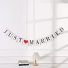 LKCCTK Set of 2 Wedding Garlands, Happy Wedding/Just Married, Perfect