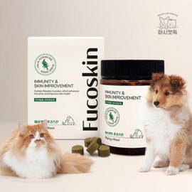 Iruuri Marsh Cat Dog Fucoidan Skin Nutrient for Dogs and Cats Fuko Skin 90g, skin and hair improvement, 1 piece / 이루우리 마시캣독 강아지 고양이 후코이단 피부영양제 후코스킨 90g, 피부털개선, 1개
