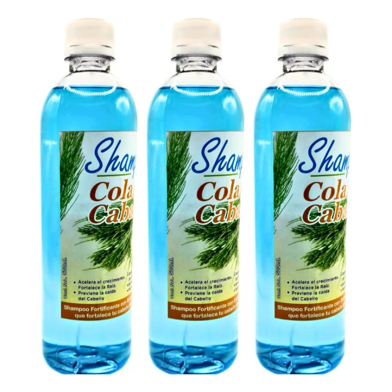 Shampoos Cola Caballo 500ml Fortalecedor Natural
