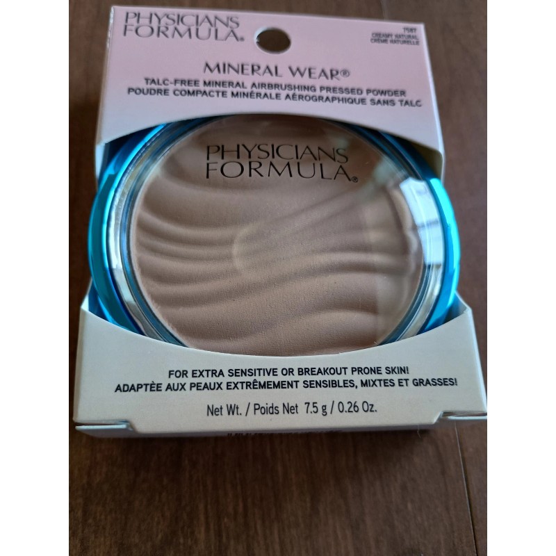 Physicians Formula Mineral Wear Women's Talc-Free Pressed Powder Creamy Natural