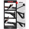 Abahub Wall Mounted Pull Up Bar,440lbs Multi-Grip Chin-Up Bar for