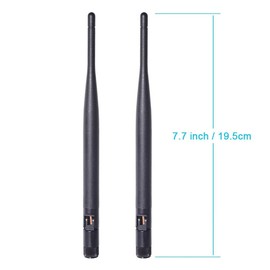 Bingfu 4G LTE 6dBi SMA Male Antenna (4-Pack) Compatible with Spypoint Spypoint Flex-S Dark Flex-Plus Flex-M G-36 Flex Dual-Sim Cell-Link Trail Game Camera Cellular Router Wireless Security Camera