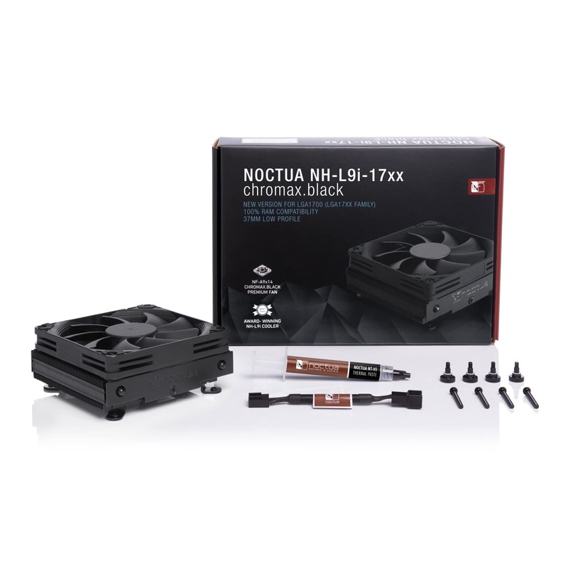 Noctua NH-L9i-17xx chromax.black, Disipador de CPU de 92 mm y