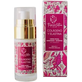 Crema de Colágeno y Elastina con Vitamina E Crema hidratante facial Nutre y humecta la piel Colágeno Envejecimiento prematuro Da firmeza y elasticidad Envase 40 ml