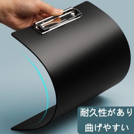 Clipboard, A4 Clipboard, Durable, Anti-Slip Clip, For Office, Meetings, Schools, Exams, Outdoor Work, Document Clips, Stylish, Lightweight, Portable and Convenient (Translucent)