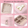 Regalos de Cumpleaños para Mujeres,Estuche Organizador de Joyas para Viajes