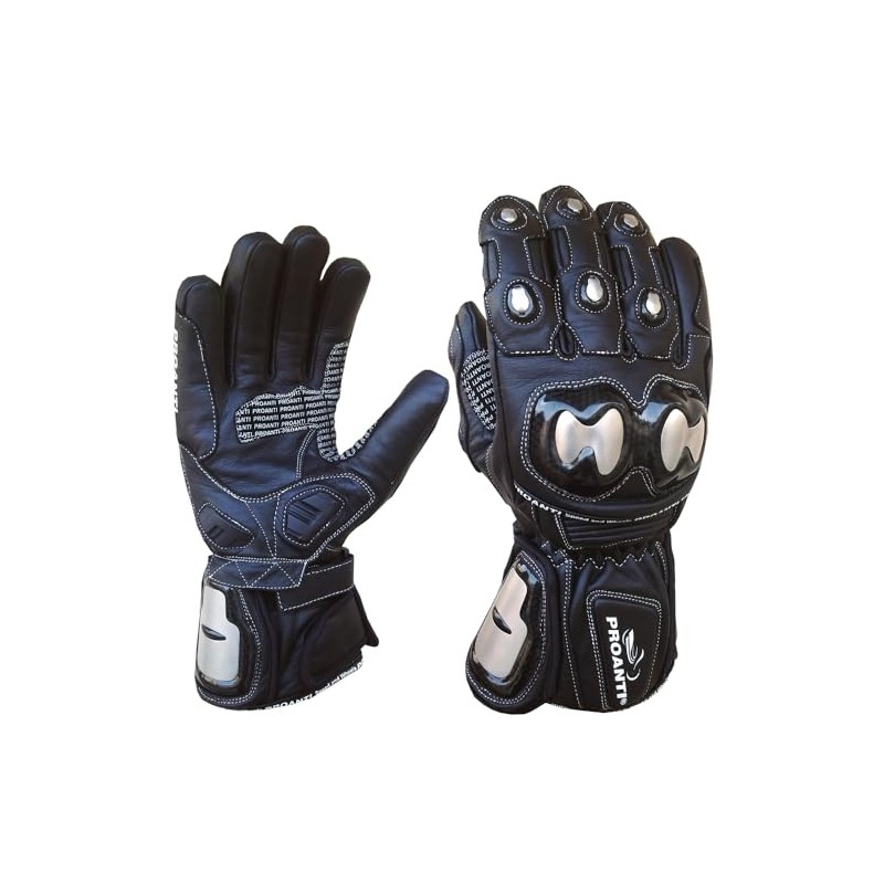 Motorcycle Gloves Proanti Leather Motorcycle Waterproof Winter Race Size:XL