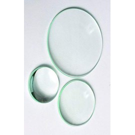 United Scientific Supplies LCV512 Double Convex Lens, 50 mm Diameter, 300 mm Focal Length