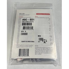 Honeywell RESIDEO  ASC-SS1 2-Wire Glassbreak Shock Sensor, 8 Range White 5 PACK