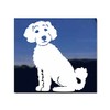 Schnoodle Decal | High Vinyl Window Schnauzer Poodle Mix Dog