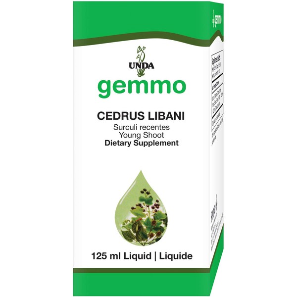 UNDA Gemmo Therapy Cedrus Libani | Cedar of Lebanon Young Shoot Extract | 4.2 fl. oz.