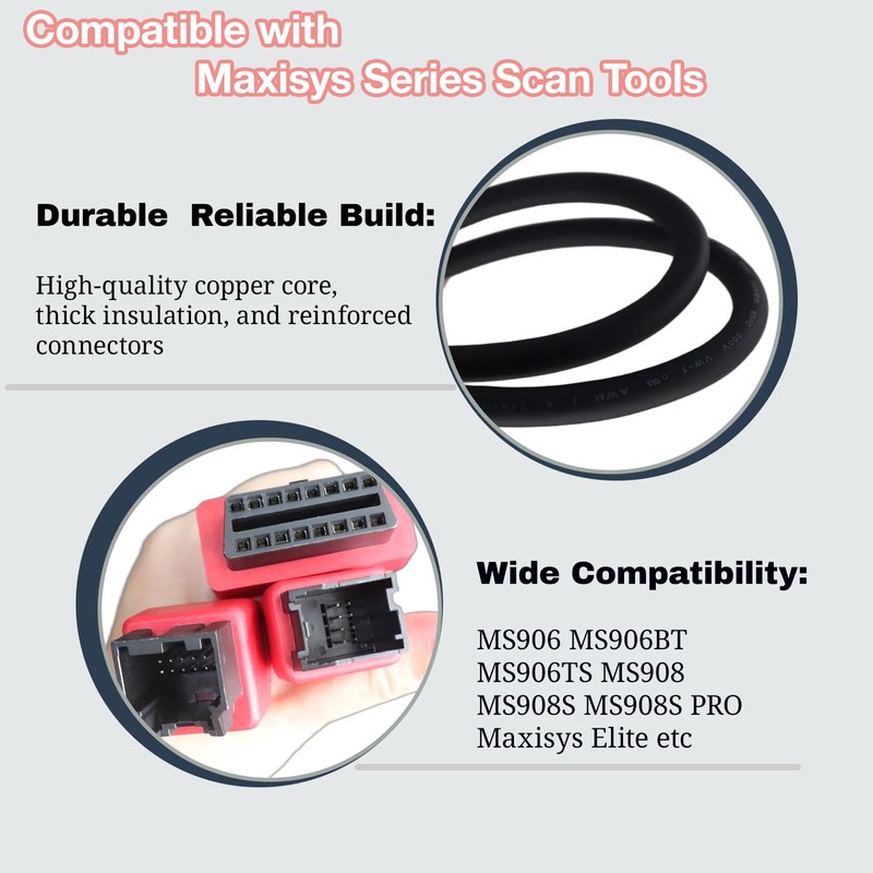 12+8 Diagnostic Adapter Cable for Chrysler– Security Gateway Bypass Connector