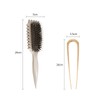 Mmaxboss Cepillo Para Cabello Rizado Para Mujeres,Horquilla De Metal En