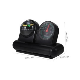 BUGUUYO Multi Functional Car Compass and Thermometer Dashboard Ball Reliable Temperature Display for Vehicles Easy Installation and Accurate Readings