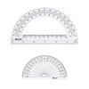 eBoot Plastic Protractor Protractor 180 Degrees, 4 Inch and 6