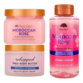 Exfoliante, Gel Espumoso Y Crema 3pack Tree Hut Elige Aroma                                                                                           
