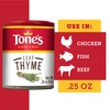 Tone's Thyme Leaf, 0.10 Ounce