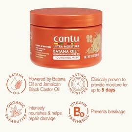 Cantu Ultra Moisture Nourishing Mask with Batana Oil 283g