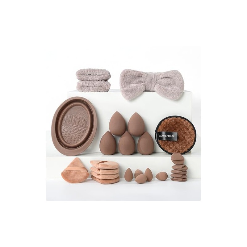 Juego De Brochas De Maquillaje Para Base, Corrector, Sombra De