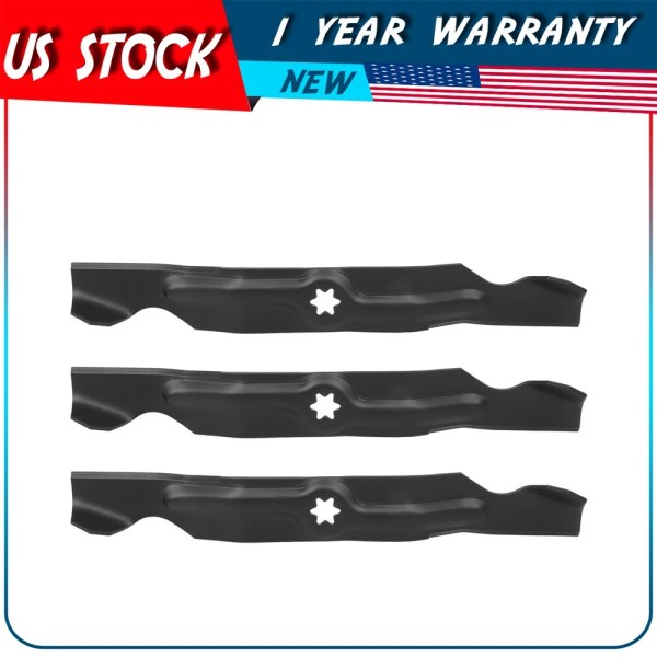 Autodayplus 3 Mulching Blade Fits 50" Cub Cadet 742-04053A 742-04053B