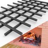 Memrita Fireplace Grate Ember Retainer, 16'' x 10'' Heavy Duty