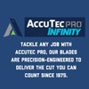 Accutec Pro Infinity Carbon Steel Utility Blades - .025 Inch