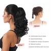 HEWEICSY Ponytail Extension, Clip on Ponytails for Women, 12" Claw
