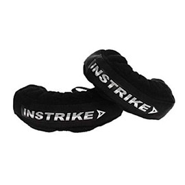 Instrike Pair of Premium Fit and Quality Senior Skates for Ice Skates of All Brands, Easy to Attach with Outsole for Concrete and Mats, Black, Junior Euro 23-40