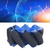 3in 45° Omnidirectional Wheel with 8 TPU Rubber Drive Rollers