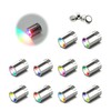 10 Pack Small Spotlight Battery Operated LED Lights, Warm White