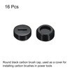 sourcing map Carbon Brush Holder Cap Motor Electric Brush Plastic