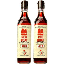 Red Boat Fish Sauce First Press 100% Pure 17oz ( Pack of 2 )~Exp 12/07/2026