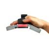 Rubber Curry Comb Massage Brush with Velcro Fastening Flexible Ergonomic