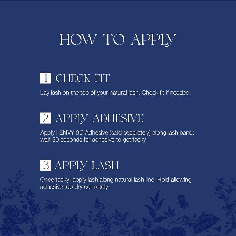 iEnvy Emflowered Natural Blooming Effect Fake Eyelashes Flared 3D False