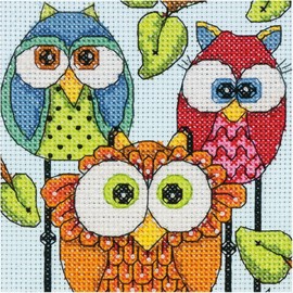 Dimensions Owl Trio Counted Cross Stitch Kit