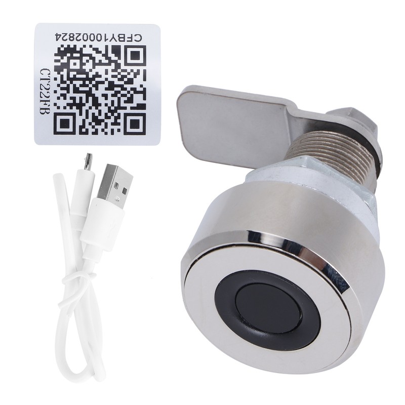 Bluetooth Fingerprint APP Lock Set Zinc Alloy Furniture Drawer Lock