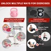 5 lb Kettlebell Weight with Three-handles for Weightlifting, Conditioning and