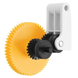 UniTak3D Upgraded Extruder Helical Gear for Bambu Lab P1P/P1S/X1E/X1C 3D Printer,Nylon Injection Moulded Handle Assembly High Filament Flow Hardened Steel Extruder Gear