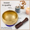 Tibetan singing bowl set for yoga, meditation and relaxation -