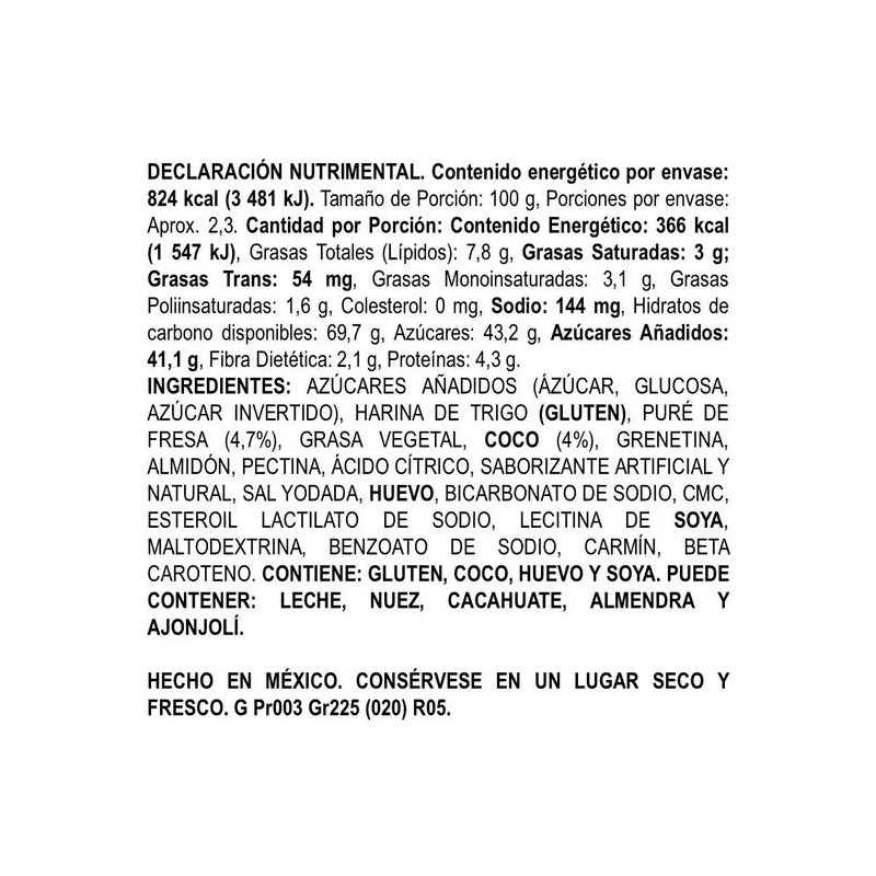 Marinela 2 CAJAS DE GALLETAS SPONCH - MARSHMALLOW COOKIES (2