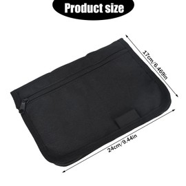 Colexy Multi-purpose Car Document Storage Compartment Organizer Zipper Insurance Record Book Holder Case for Registration of Cards, Licenses, Drivers License