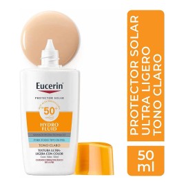 Eucerin Sun Face Hydro-Fluid FPS 50 + Tono Claro 50ml