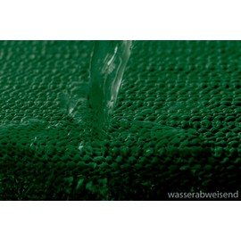 Brandsseller Garden Table Cloth Foamed Weatherproof and Non-Slip Tablecloth for Garden Balcony and Camping, Green
