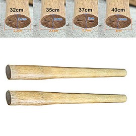 POWERTOOL Claw Hammer 32CM 1LB Wooden Handle Replacement (Pack of 2)