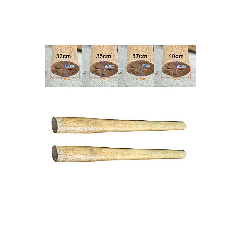 POWERTOOL Claw Hammer 32CM 1LB Wooden Handle Replacement (Pack of