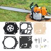 EMSea 1 Set Carburettor Diaphragm Kit Compatible with Stihl 066