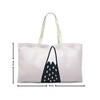 Le Jardin du Lin Printed Shopping Bag, Reusable Bag, Foldable,
