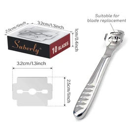 100 Replacement Blades for Foot Callus Remover Rasp, Beauties Factory Spare Blade for Heel Dried Hard Skin Shaver Refill