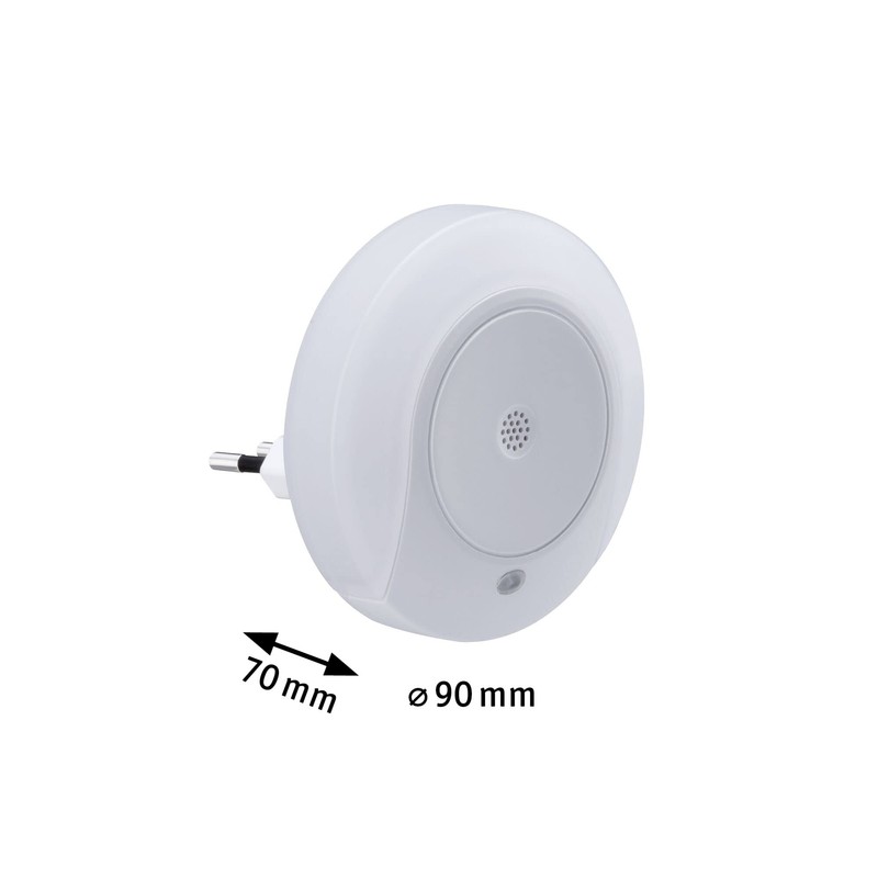 Paulmann Horby 92495 Plug Night Light Round White with Twilight